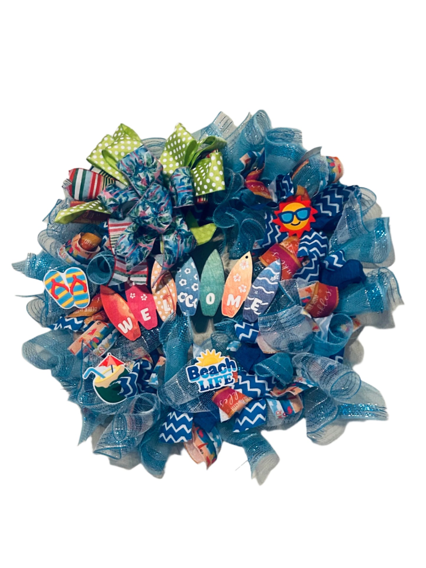 "Beach Life" Ribbon Wreath