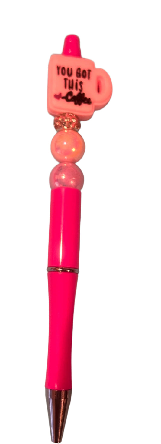 "You Got This" Coffee Mug Charm Pen